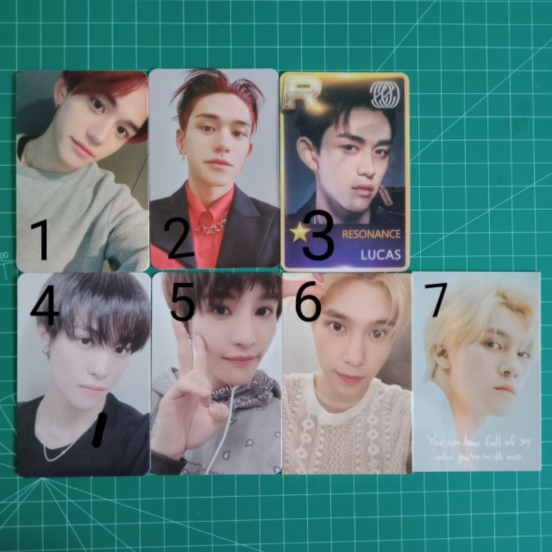 [READY STOK] OFFICIAL PHOTOCARD PC RESONANCE KIHNO KICK BACK SG 21 LUCAS YANGYANG HENDERY WAYV