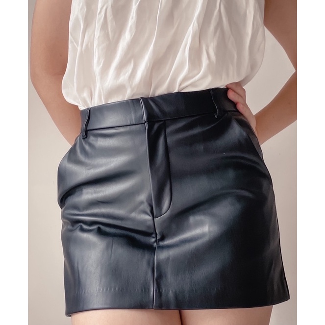 Zara Leather Skirt 100% ORIGINAL