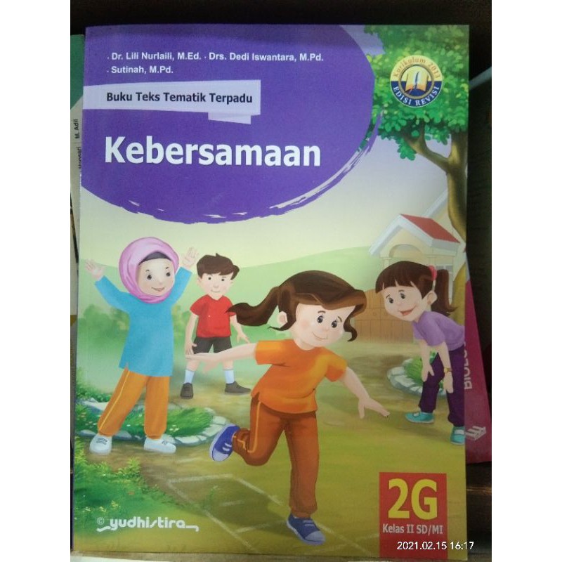 BUKU TEKS TEMATIK TERPADU SD KELAS 2F 2G 2H semestet 2 KURIKULIM 2013 REVISI