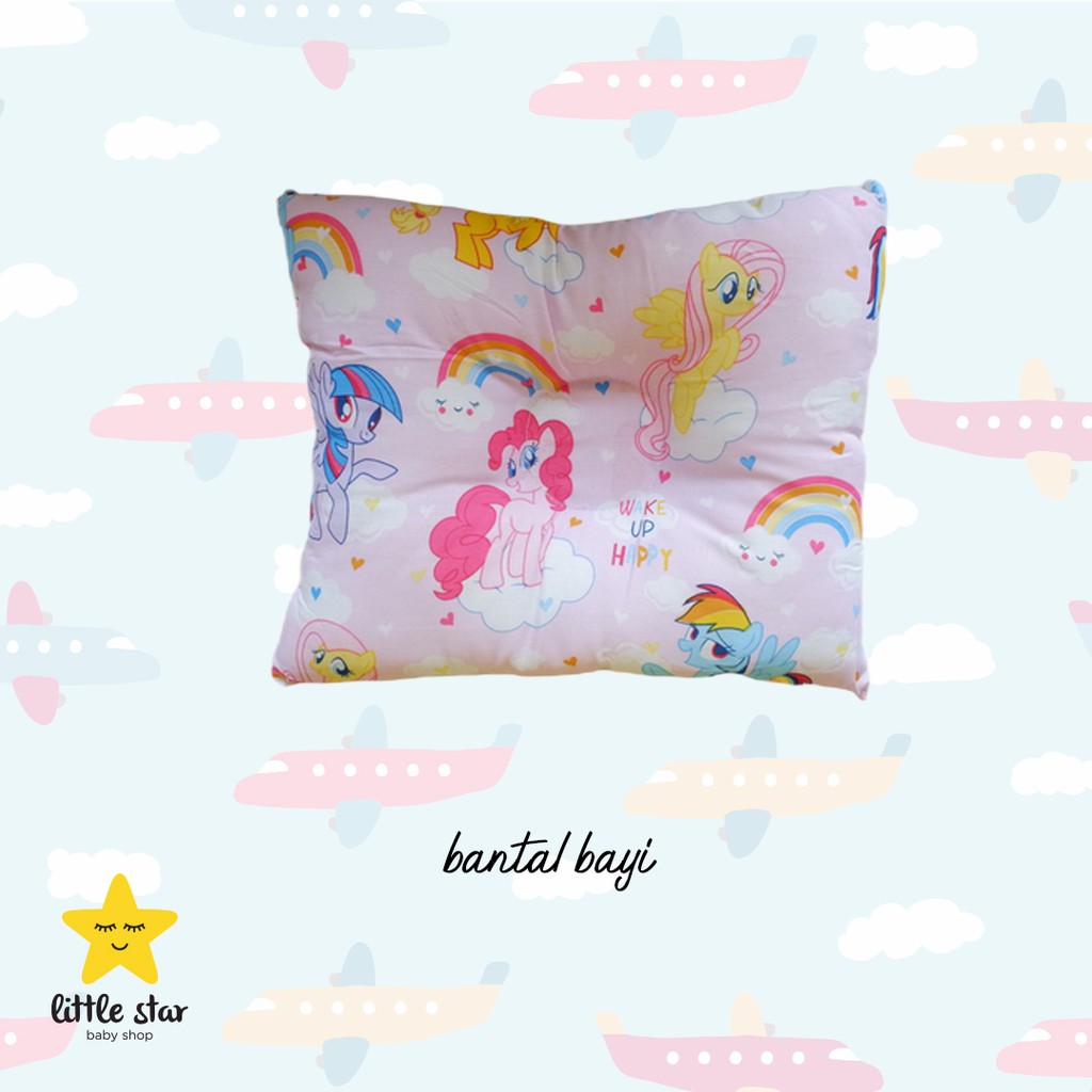 Bantal Peyang Bayi Crown Kotak Cute