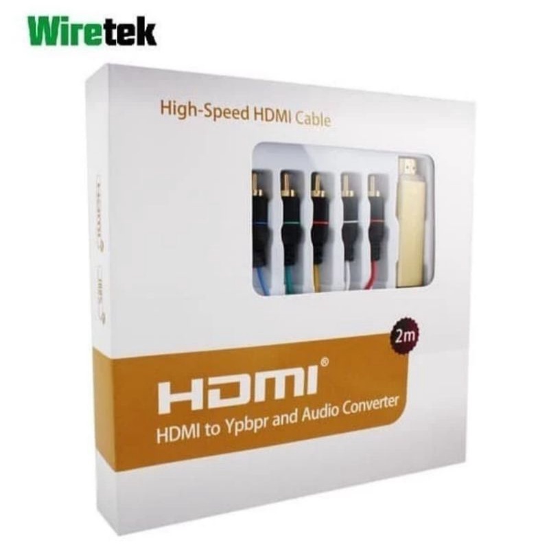 HDMI to Ypbpr + Audio Cable Converter Wiretek