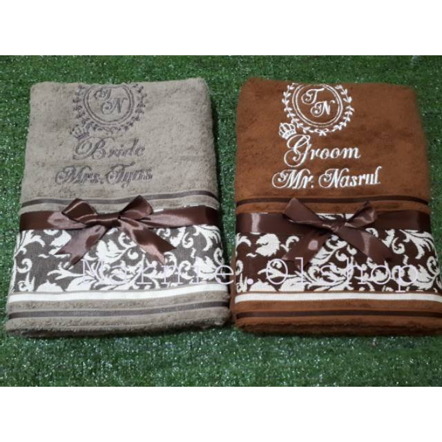 Handuk terry parmer palmer bordir