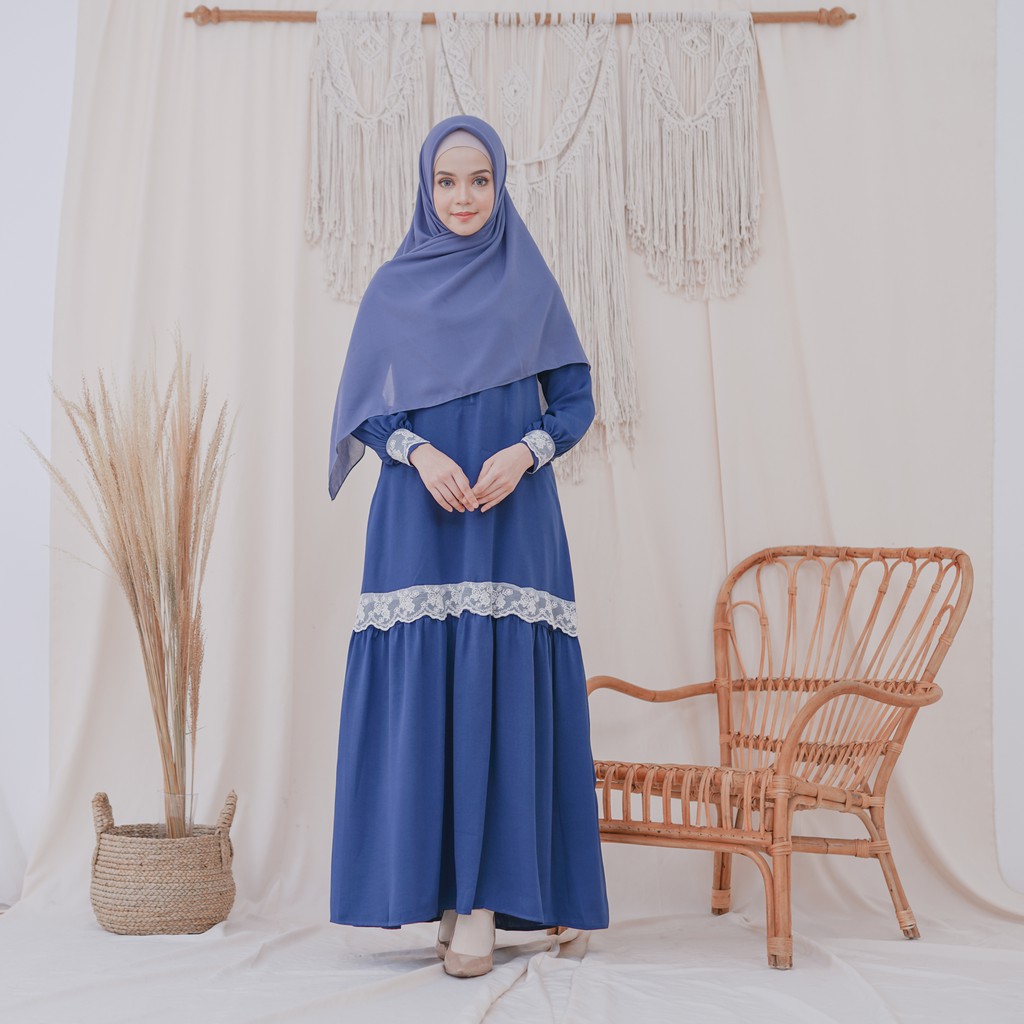 Giets - gamis syari renda - yumna dress