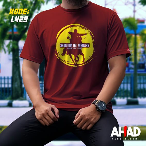 Kaos Islami Ahad-Sa'ad bin abi waqors L429