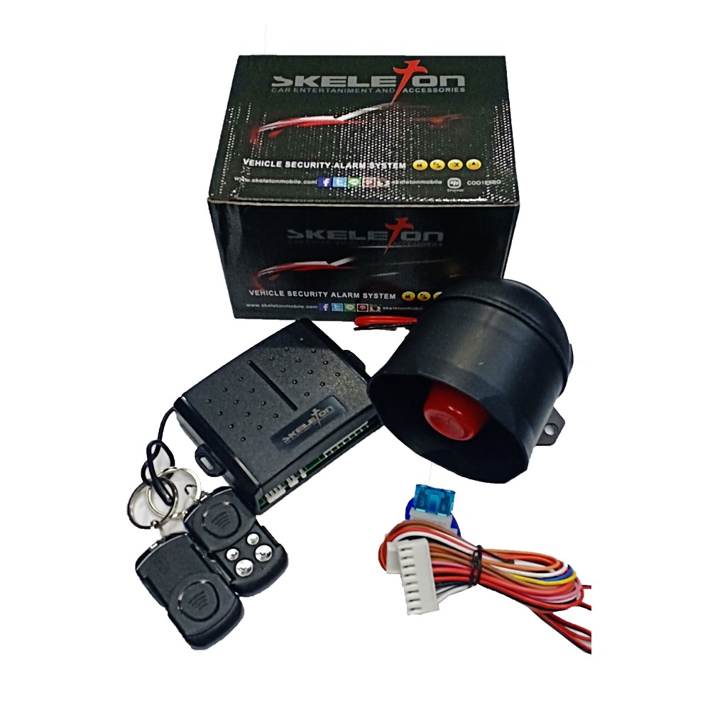 Skeleton Alarm Mobil Universal Car Alarm System SKT-AL540