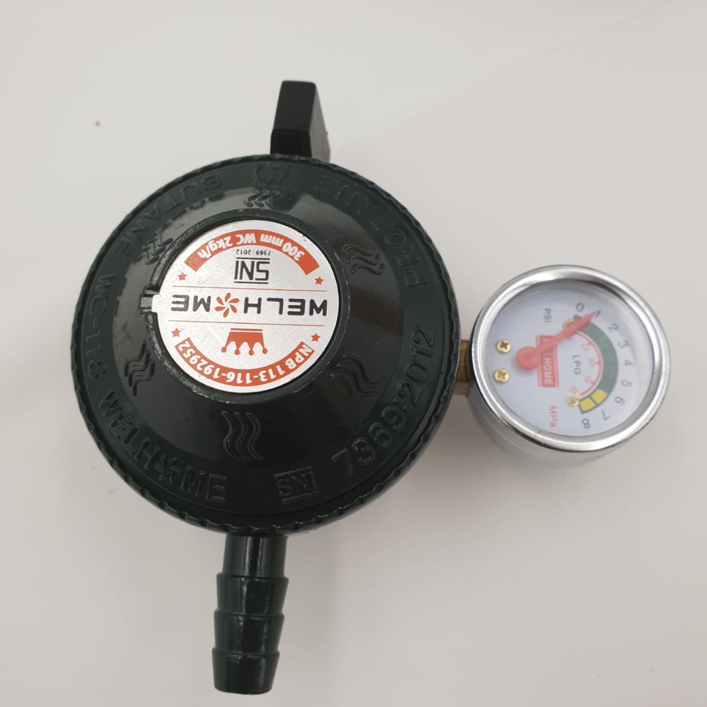 Regulator Gas Welhome WG-118/Kepala Gas LPG/  Regulator Gas Meter WelHome WG-118