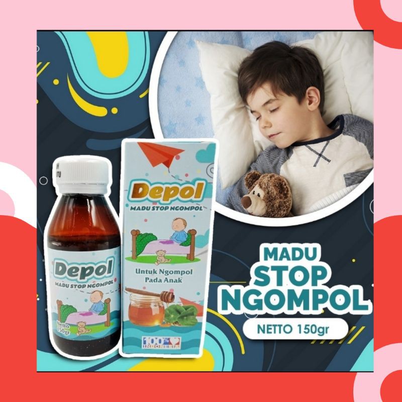 Depol Madu Untuk Anak Stop Ngompol Suplemen Anak Atasi Ngompol150gr