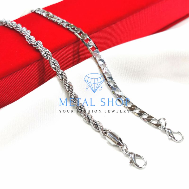 Gelang Rantai Pria Wanita Panjang 18CM