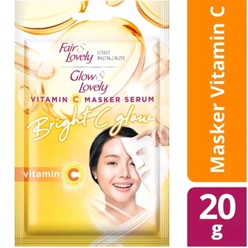 Glow &amp; Lovely Multivitamin Serum Sheet Mask Masker 20g