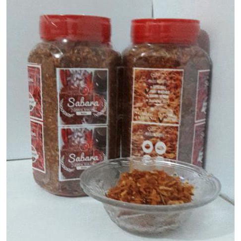 

Dijual Hot Produk Sabara Sambal Bawang Pedas Kering 400 Gram Berkualitas Terlaris