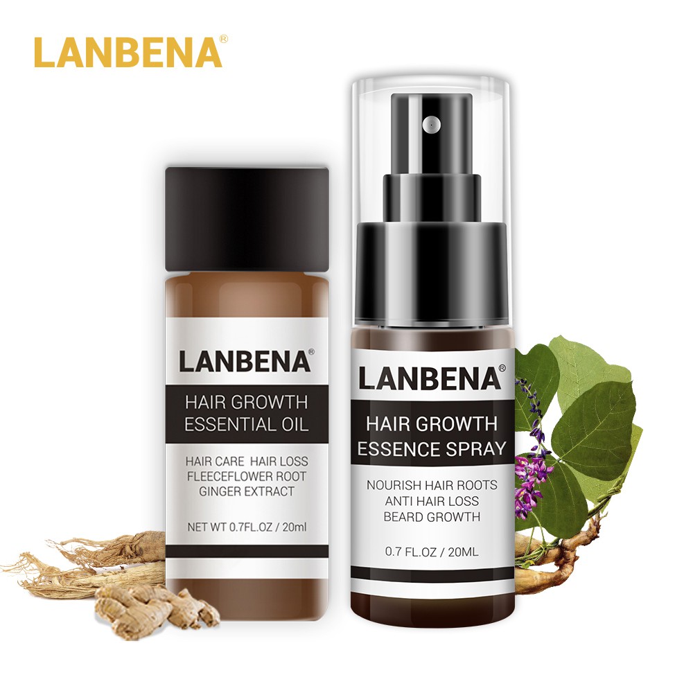 LANBENA 2Pcs Essence  Penumbuh Rambut  Cepat Shopee Indonesia