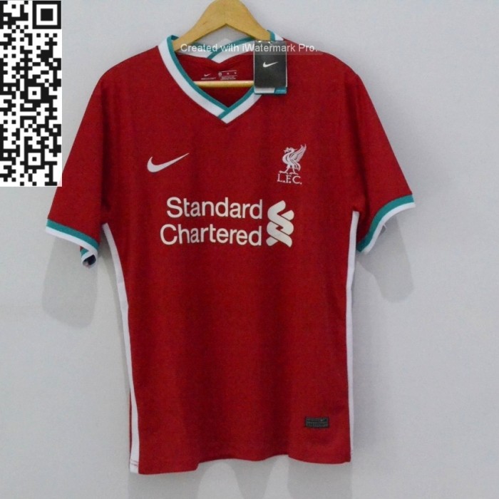 JERSEY BOLA LIVERPOOL HOME 2020 2021 GRADE ORIGINAL PREMIUM