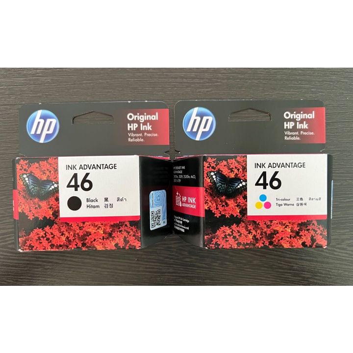 Tinta HP 46 Black / Color Original Ink Cartridge