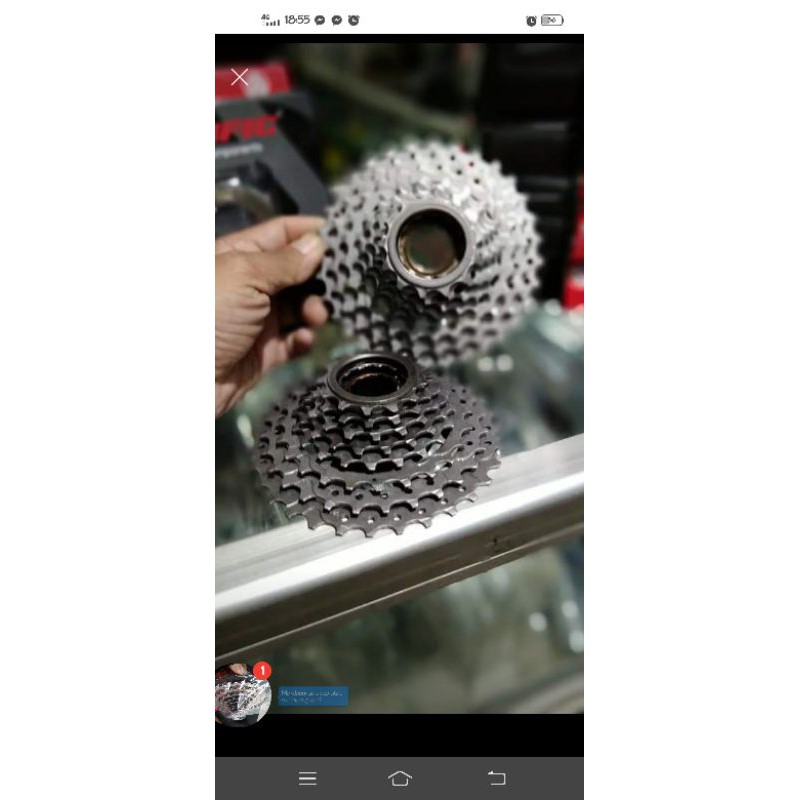 sprocket 8 speed ulir pacifik 13-32 t