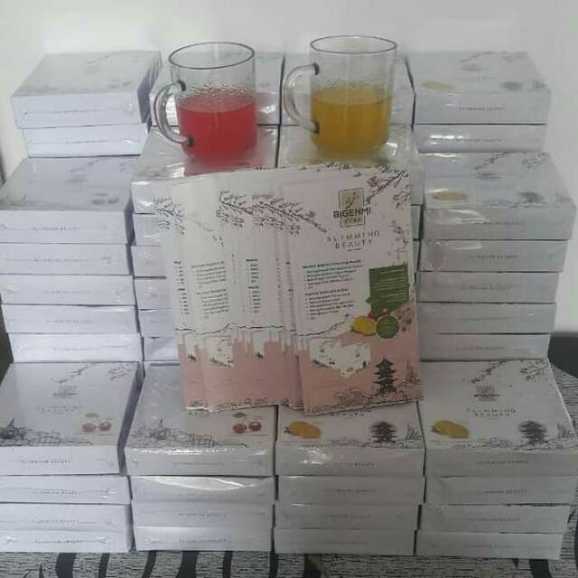 Bigenmi Slimming Beauty Rasa Lemon & Cherry pelangsing menurunkan berat badan  bigenmi