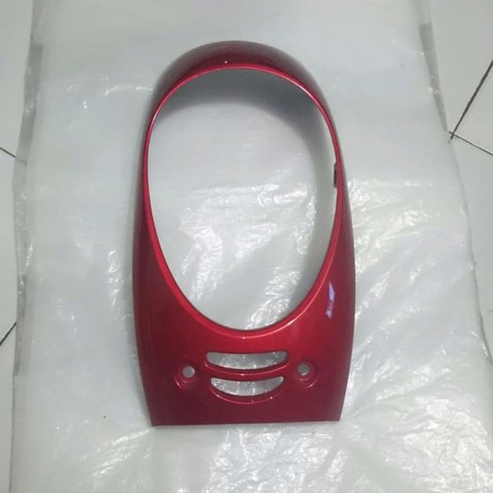 cover front panel tameng scoopy fi k16 merah marun