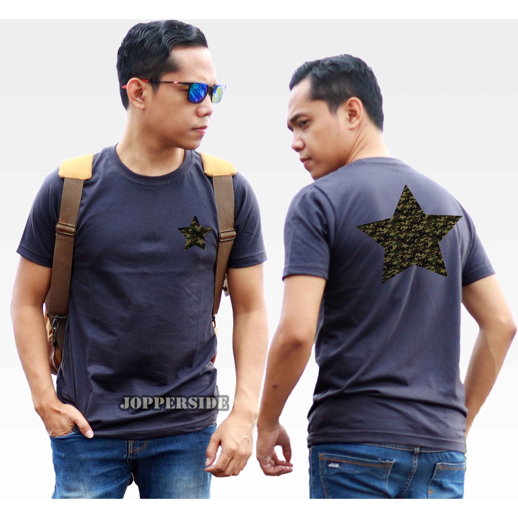 JOPPERSIDE TSHIRT KAOS DISTRO BINTANG ARMY LORENG TACTICAL PRIA ORIGINAL PREMIUM TS62 BB