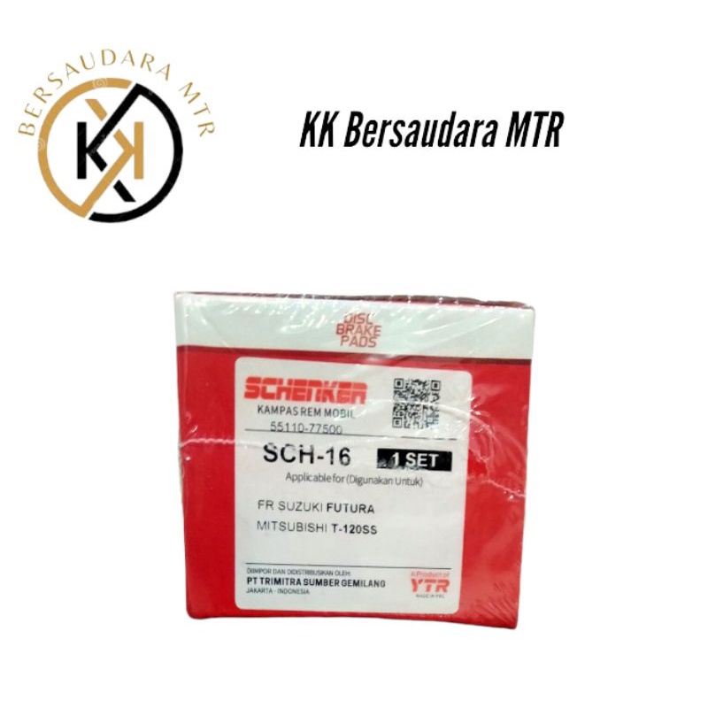 SCH-16 / BRAKE PAD SCHENKER / FR SZK : FUTURA MITS / T-120SS
