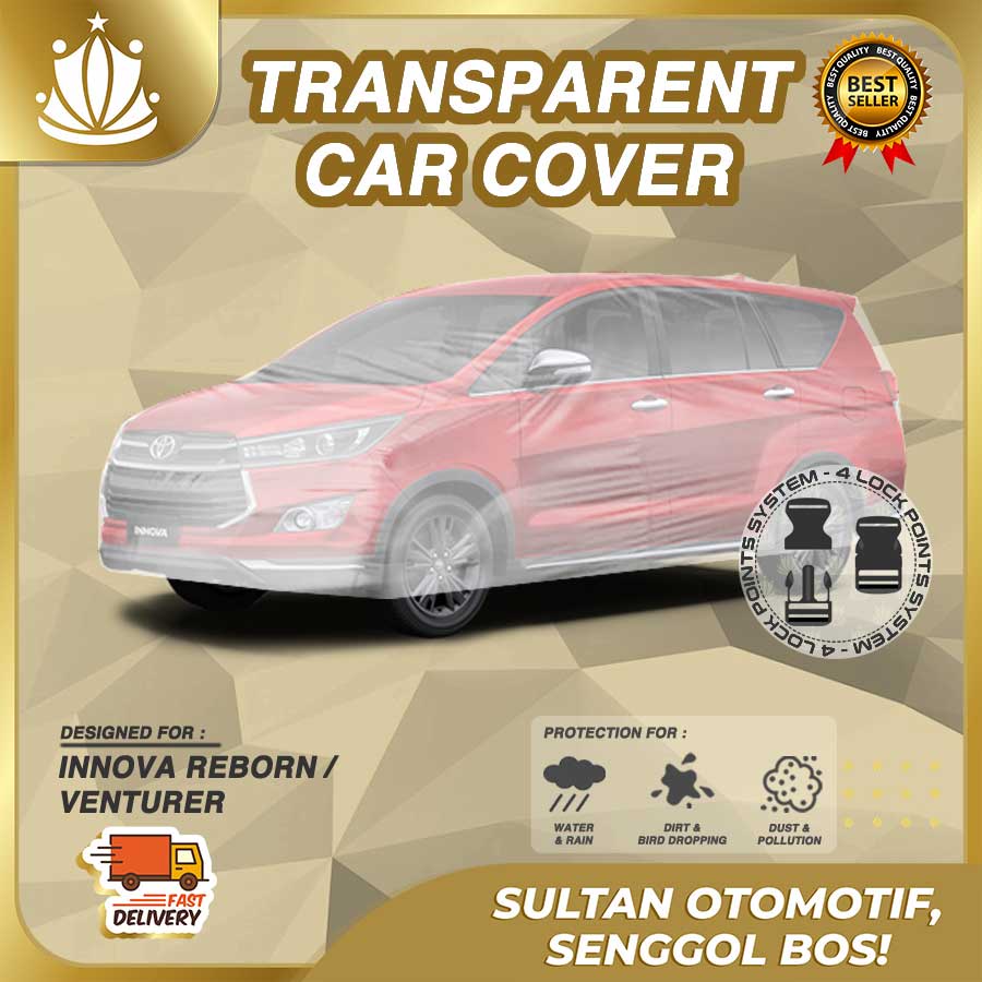 Body Cover Mobil Plastik TEBAL All New Innova Reborn WATERPROOF