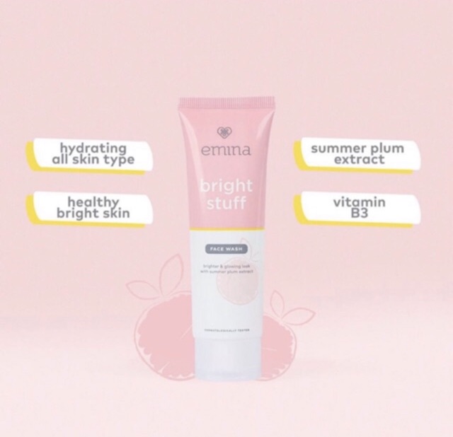 Emina Bright Stuff Face Wash 50ml &amp; 100ml