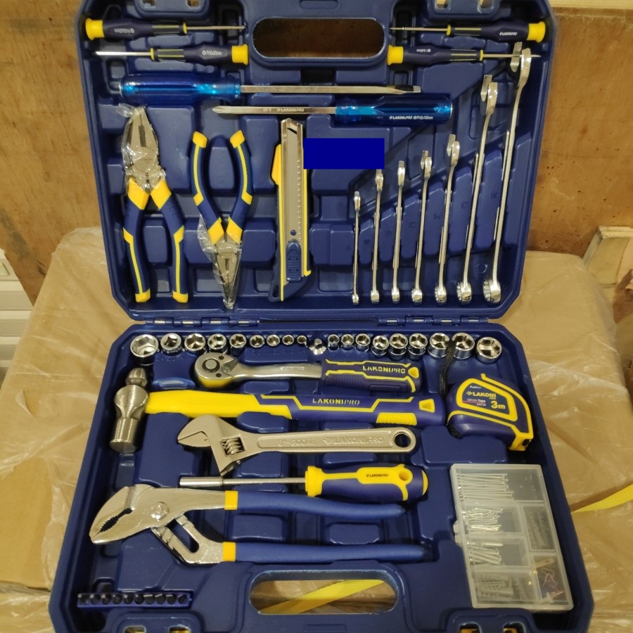 LAKONI PRO TOOL KIT SET MECHANIC TOOLS 60 PCS KUNCI SET