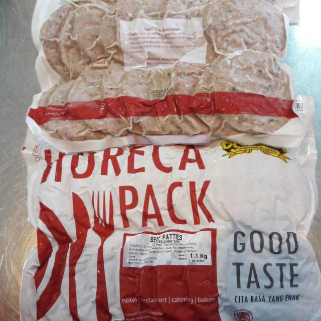 

HORECA BEEF PATTIES 20 BJ