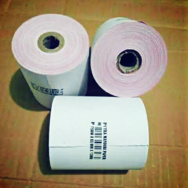

HJK Kertas Kasir NCR 2Play Ukuran 75x60mm Paket 10 Roll