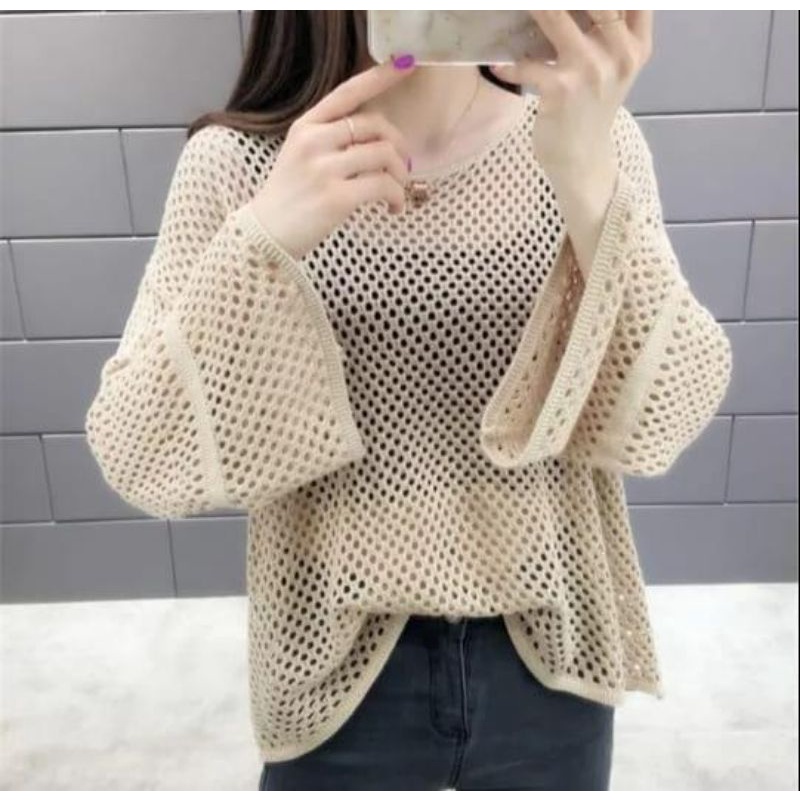 MDLV ~ MESSY JARING RAJUT KOREA STYLE FASHION WANITA