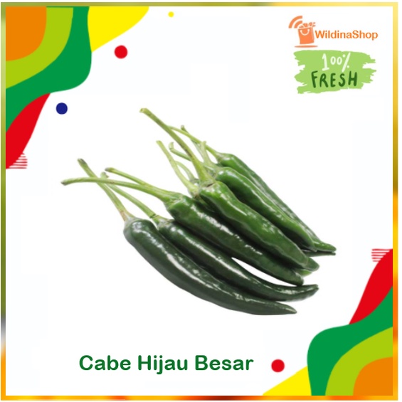 

KIRIM INSTAN Cabe Ijo Besar 250 gr / Cabe Hijau Besar