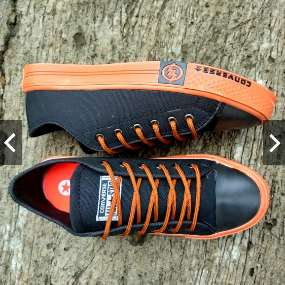 SEPATU CONVERSE VOL.3 MUIN HITAM SOL COKLAT