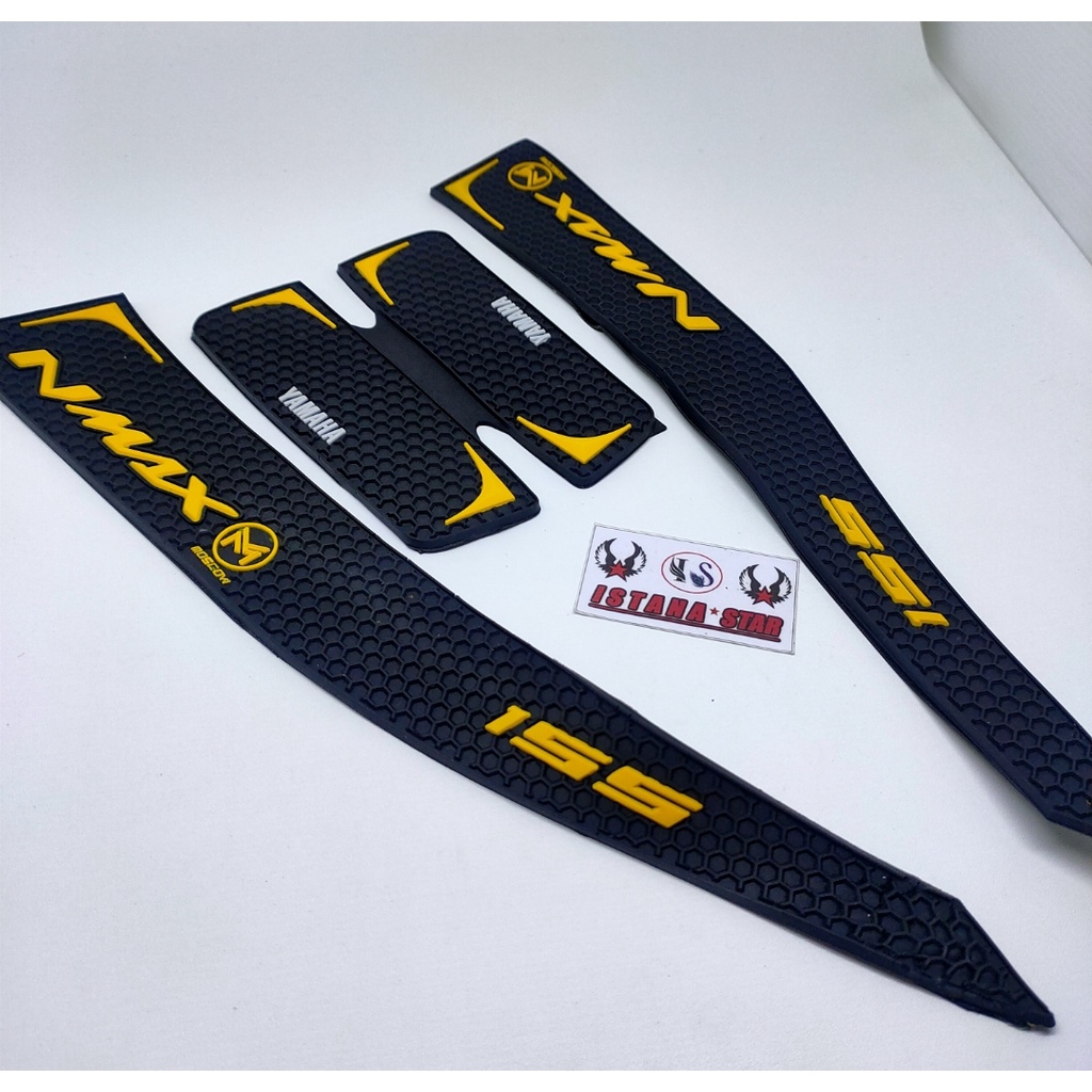 DECKPAD NEW NMAX 2020 2021 TANKPAD STICKER KARET TIMBUL PELINDUNG SET 3D YAMAHA NMAX 155 CONNECTED ABS STANDAR NON ABS PNP BY MOSCOW