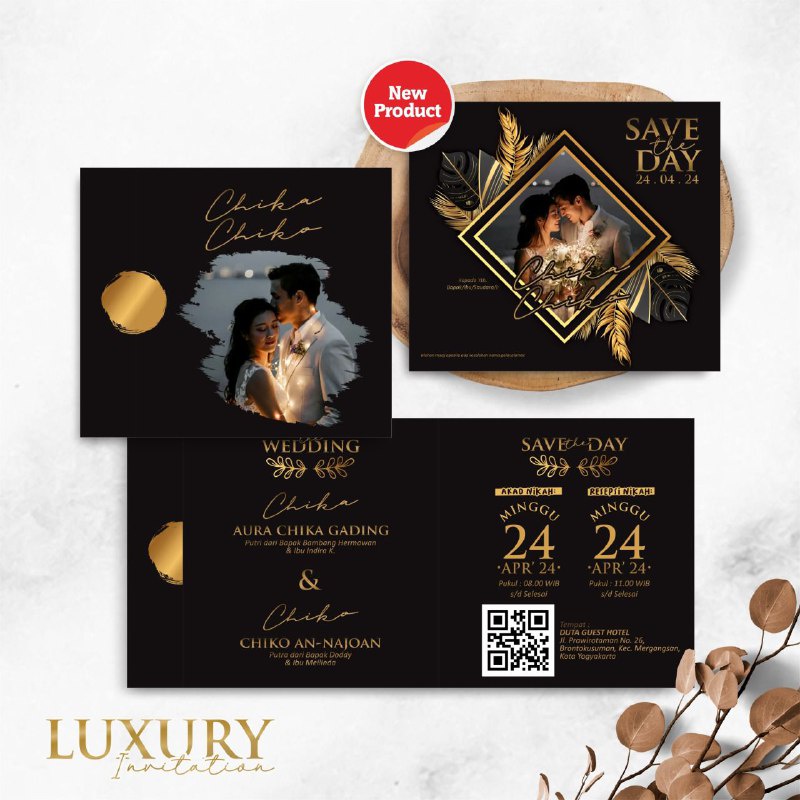 Undangan Luxury Custom FullColour