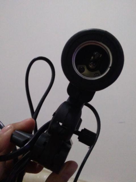 Lamp Holder Single Socket E27 Dengan Dudukan Payung