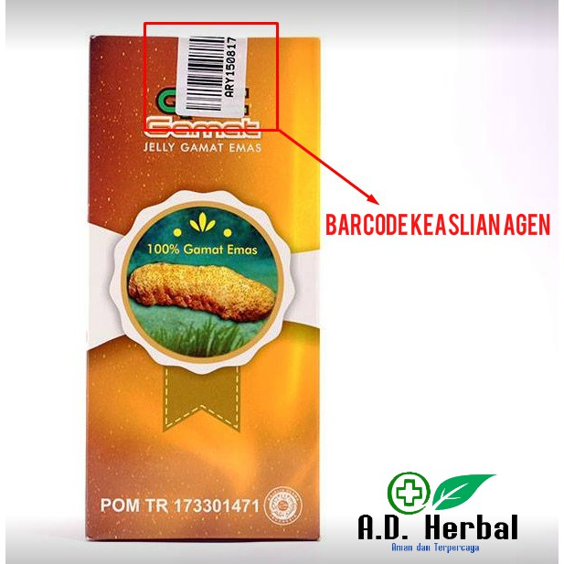 Vitamin GAMAT jelly gamat merek QNC 2x lipat ekstrak teripang lebih banyak adherbal-1
