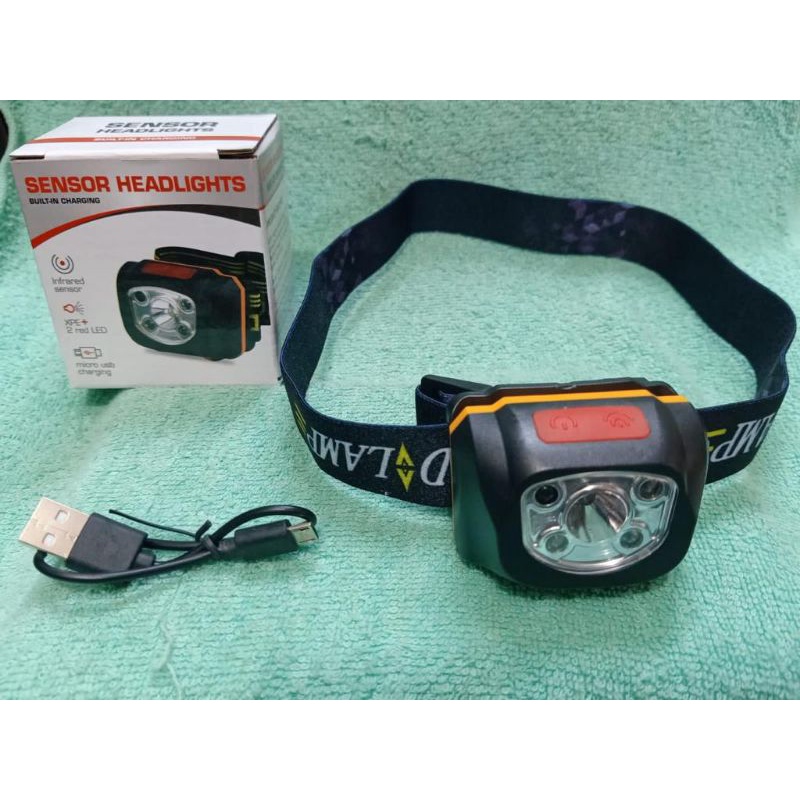 SENSOR HEADLIGHTS Lampu Senter Kepala Head lamp Sensor