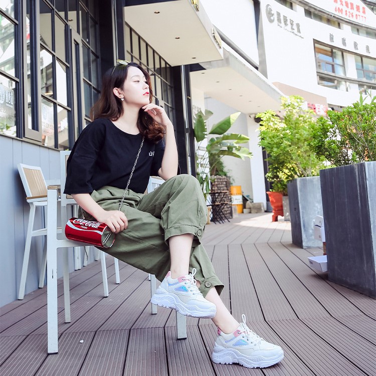 Sepatu Wanita Import Sneakers Wanita Putih Sepatu Olahraga Sneaker Cewek Sport Running shoes SP-117