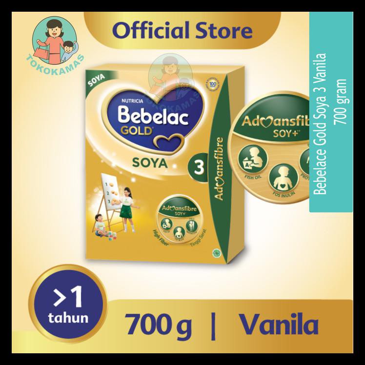 

TERMURAH Bebelac Gold Soya 3 Vanilla 700gr