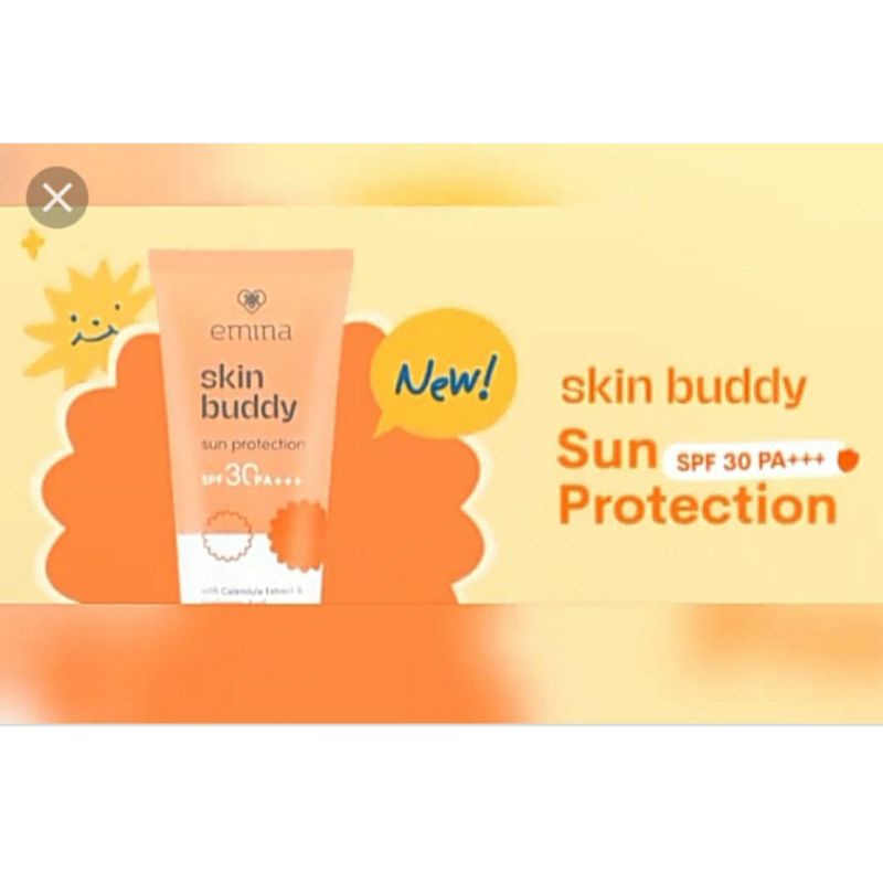 ☃Cutezz_Ching1☃Emina Skin Buddy Sun Protection SPF 30 PA+++ 60ml