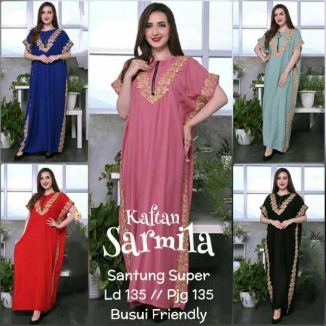 SARMILA Longdress Santung Tebal