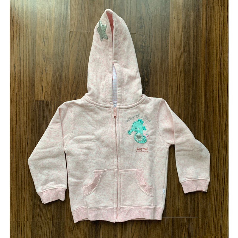 (PRELOVED) Earth Nymph Baby Hoodie Sweater size 12-18 months / jaket anak