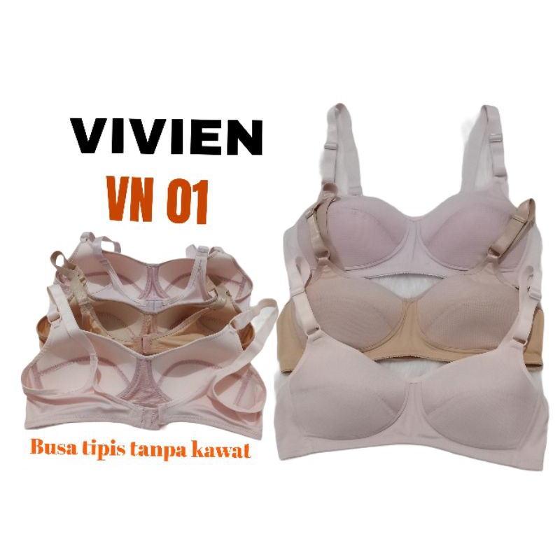 SALE ..BRA VIVIEN TANPA KAWAT SISA EXSPORT KOREA UK 34/36/38 CUP B.C