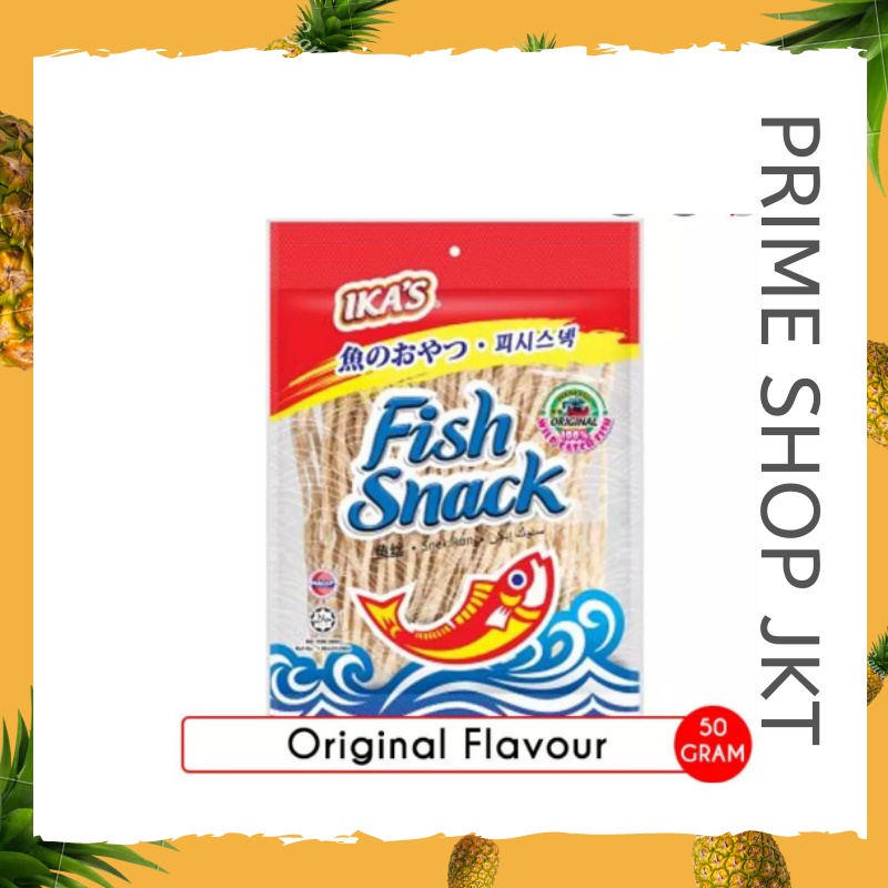 

Ika's Fish Snack 50gr Original Flavour Ikas Kerupuk Ikan Halal