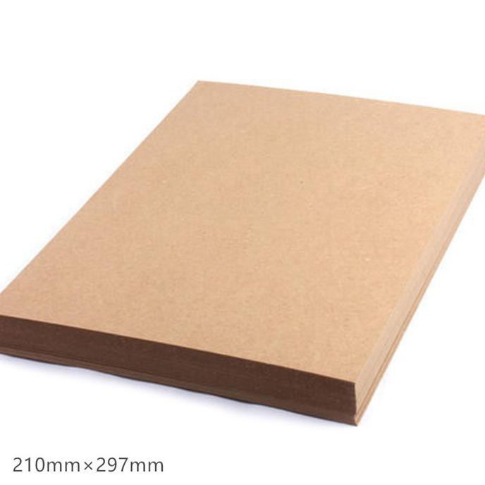 Kertas Kartu Handmade Tebal Warna Coklat Ukuran A4 Store_Tutut