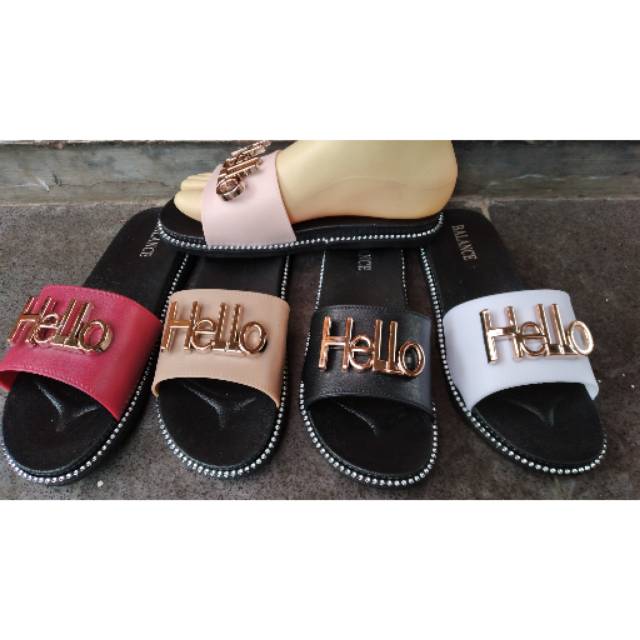 Sandal Jelly Hello Murah