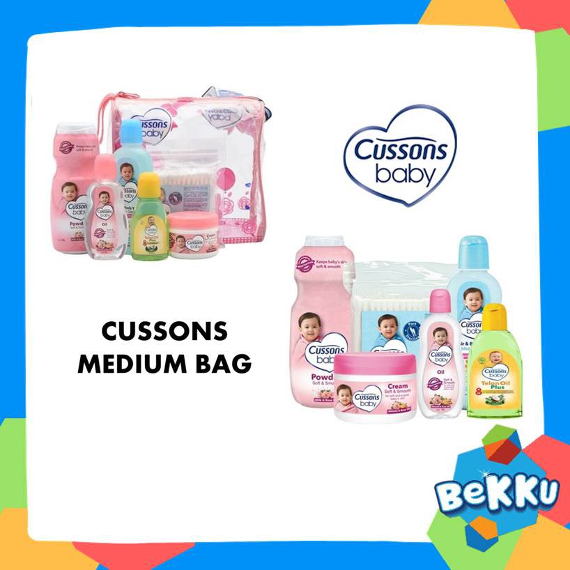 Cussons Gift Bag Set / Cussons Mini Bag & Medium Bag / Cussons Paket Hadiah Cusson / beKKu-1
