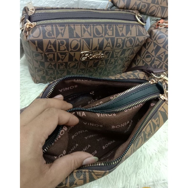 BAYAR DI TEMPAT TAS SLEMPANG WANITA DUA RUANG FREE DOMPET