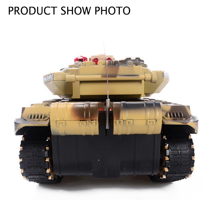 Mainan Remote Control Military Tank Toy 2.4G RC War Tank