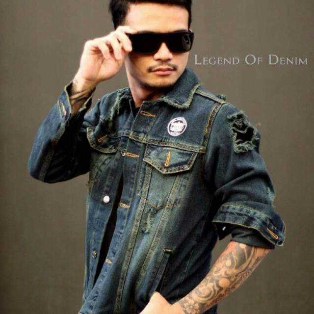 Jaket Jeans Ripped Legend of Denim Original