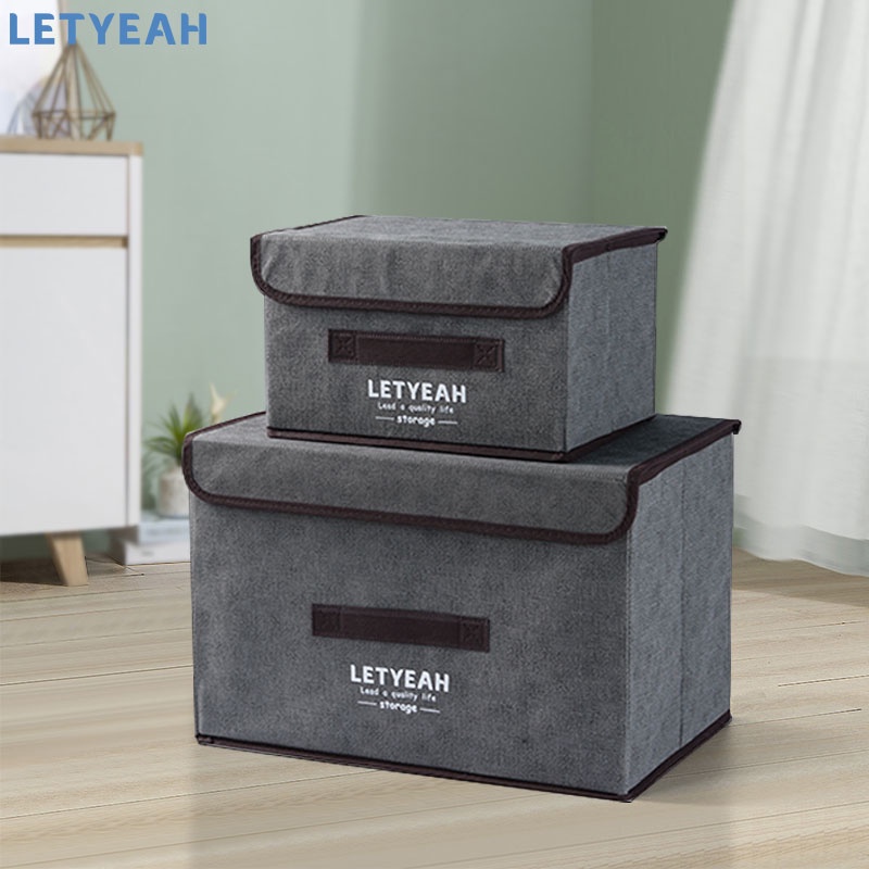 letyeah Storage box multifungsi 2 in 1 tempat penyimpanan baju / bisa lipat