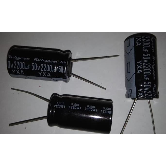 Elko Elco 2200Uf 50V Rubycon Yxa Series Audiopa83 Ayo Beli